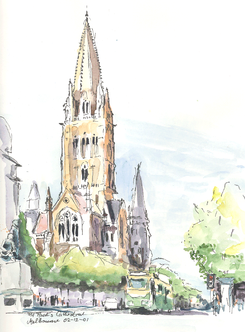 St Paul's Cathedral, Melbourne 02-12-01