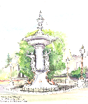 Alexandra Fountain in Bendigo, designed by Vahland 1888 03-01-11