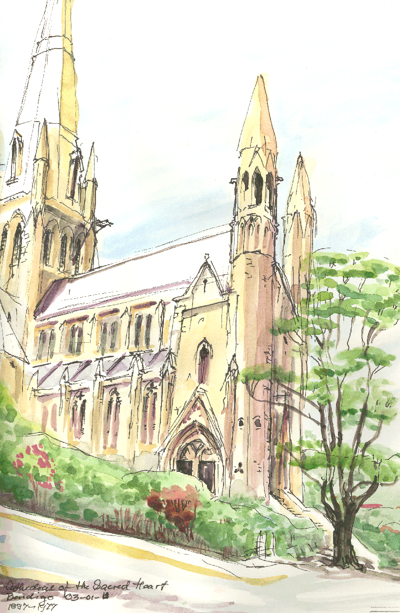 Cathedral of the Sacred Heart, Bendigo (1897-1977) 03-01-11