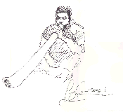 Tommy Crow Playing the Didgeridoo with his Autograph 02-12-23