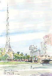 Paris in Melbourne: The Tower on the Arts Centre 02-12-21