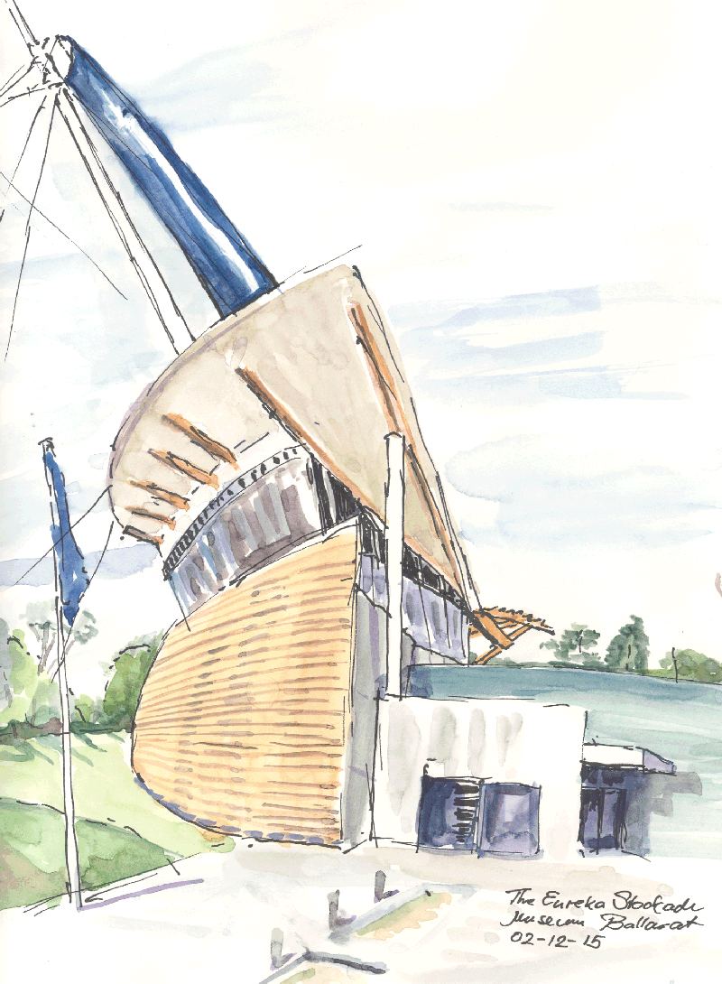 The Eureka Stockade Museum, Ballarat 02-12-15