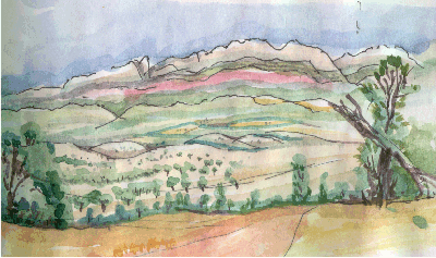 Foothills of the Flinders Ranges 00-12-16