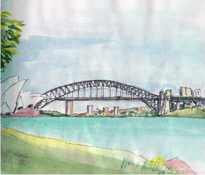 From Mrs Macquarie's Chair 00-12-27