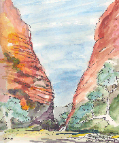 Simpson's Gap near Alice Springs 02-12-23