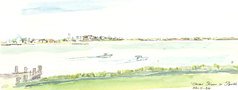 Swan River in Perth 02-11-24